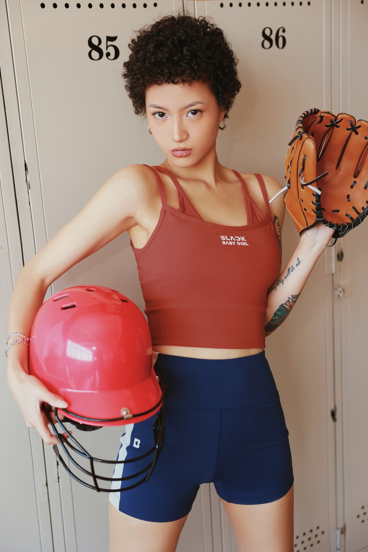 Faux Two-Piece Sports Tank